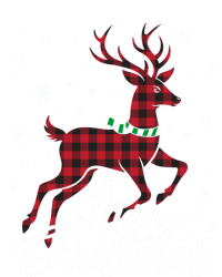 Merry Christmas Buffalo Plaid Reindeer Xmas Family Gift Tie-Dye T-Shirt