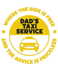 DadS Taxi Service Fathers Day Funny Dad Papa Chauffeur Cab T-Shirt