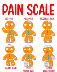 Retro Pain Scale Gingerbread Trauma Nurse Nursing Tall Long Sleeve T-Shirt