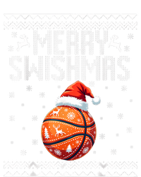 Merry Swishmas Christmas Basketball Ugly Sweater T-Shirt