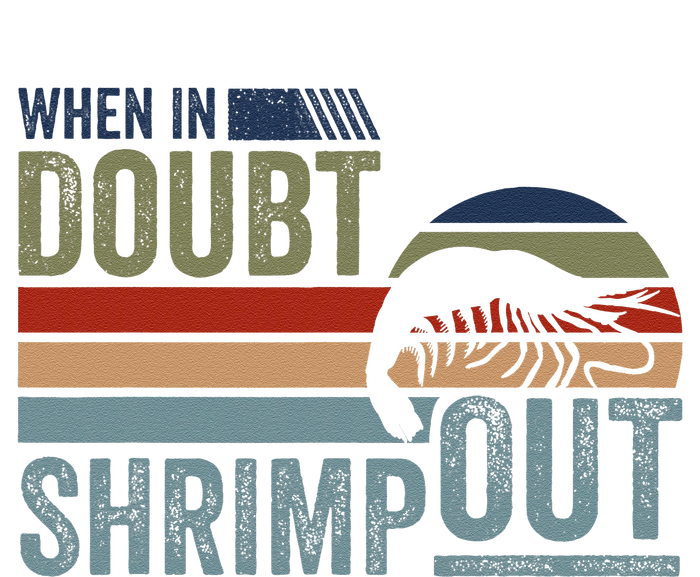 Retro Jiu Jitsu Martial Art When In Doubt Shrimp Out Bjj Mma T-Shirt