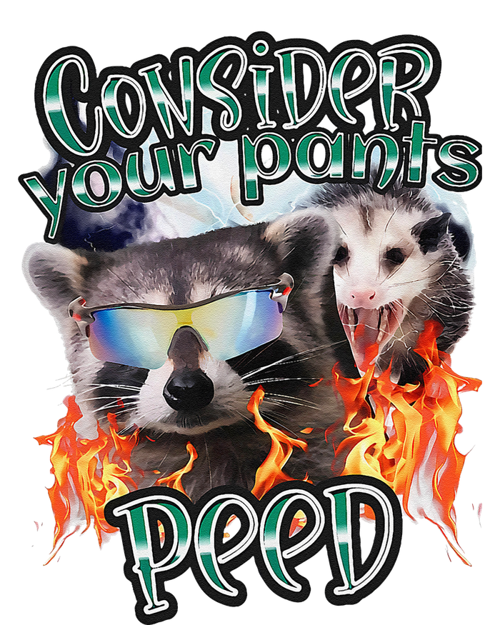 Consider Your Pants Peed Silly Racoon Meme Cute Long Sleeve Shirt