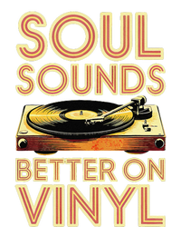 Soul Sounds Better On Vinyl Retro 70s Music Disco Funky T-Shirt