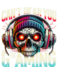 CanT Hear You Gaming Skull Headset Game Lovers Graphic T-Shirt