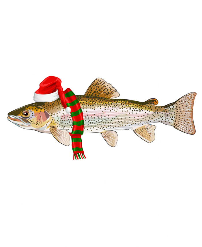 Fish Merry Christmas Ornat Rainbow Trout Ugly Xmas Cute Gift Tote Bag