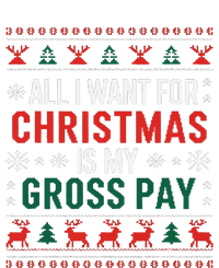 Funny Christmas All I Want Is My Gross Pay Xmas Funny Joke T-Shirt