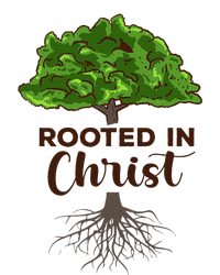 Rooted In Christ Theology Jesus Christ Christian Faith T-Shirt