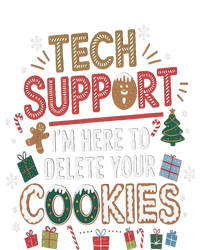 Funny Christmas I’M Here To Delete Your Cookies Techsupport T-Shirt