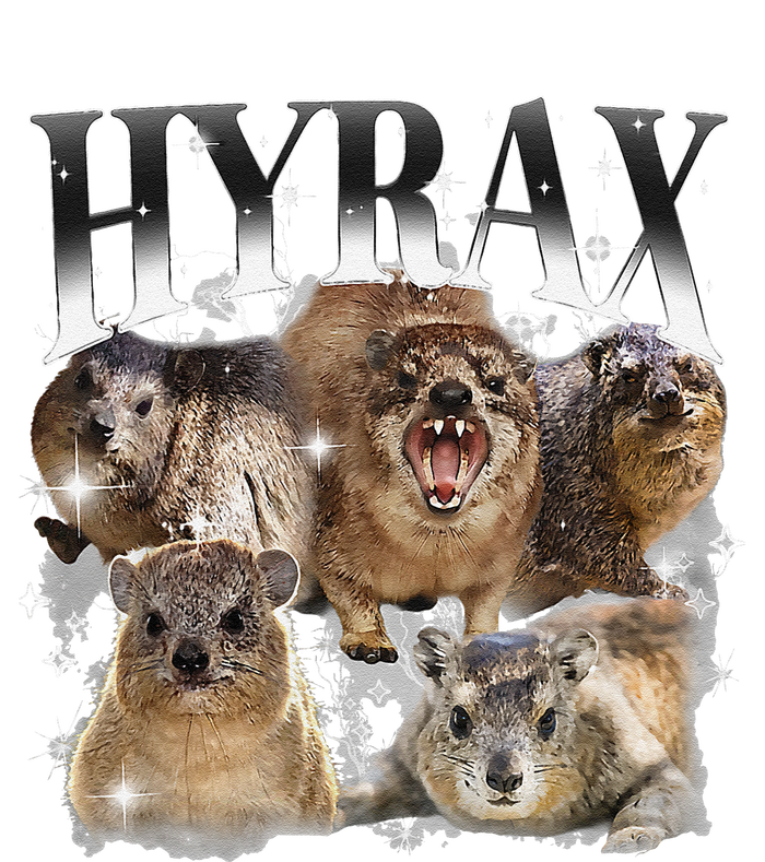 Funny Hyrax Oddly Specific Meme Animal For Family Tall Long Sleeve T-Shirt