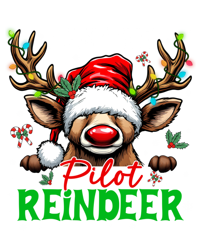 Funny Christmas Family Matching IM The Pilot Reindeer Gift T-Shirt