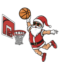 Funny Christmas Santa Claus Dunking A Basketball Cool Gift T-Shirt