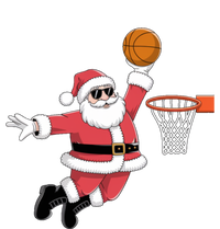 Funny Christmas Santa Claus Dunking A Basketball Xmas Gift T-Shirt