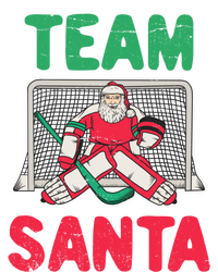 Funny Christmas Santa Ice Hockey Goaltender Goalie Gift T-Shirt