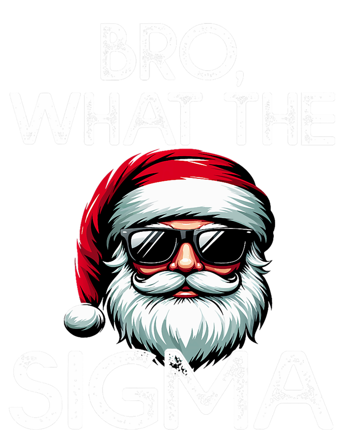 Bro What The Sigma Meme Christmas Santa Face Kids Sweatshirt