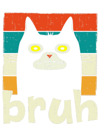 Funny Meme Saying Bruh With Cat Greetings Teens T-Shirt