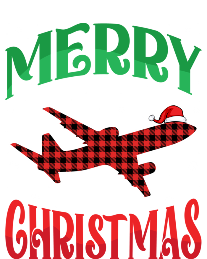 Merry Christmas Aviation Santa Hat Airplane Pilots Xmas Gift T-Shirt