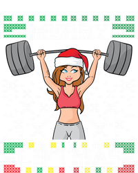 Merry LiftmaS Ugly Christmas Miss Santa Gym Workout Funny Gift T-Shirt