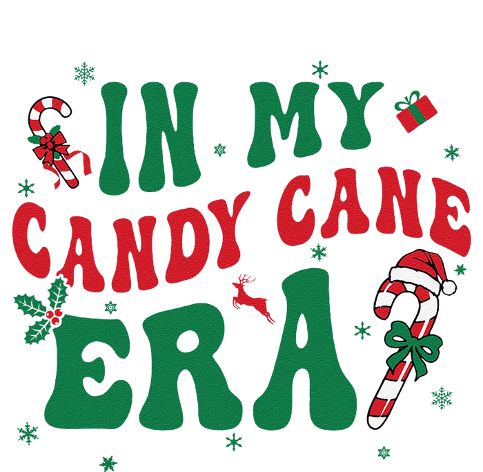 In My Candy Cane Era Groovy Christmas Holiday Xmas T-Shirt