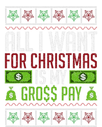 All I Want For Christmas Is My Gross Pay Funny Holiday Humor Hoodie