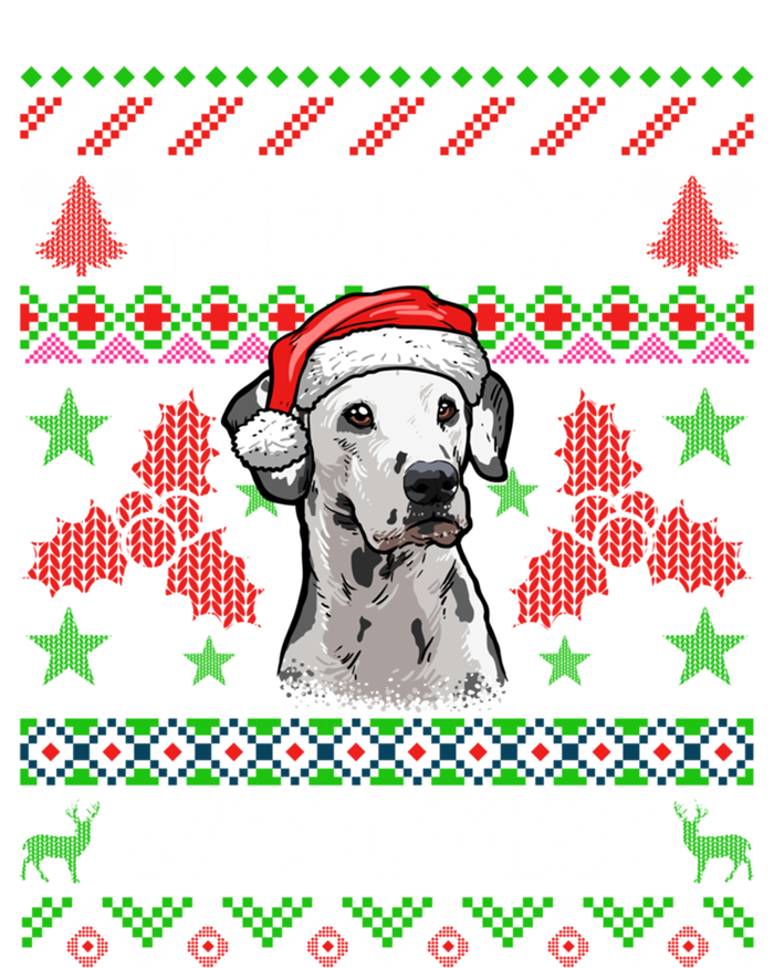 Merry Woofmas Ugly Christmas Dalmatian Lover Gift T-Shirt