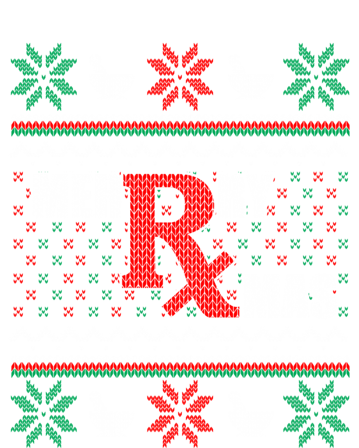 Merry Xmas Pharmacist Ugly Christmas Pharmacy Tech Gift Poster