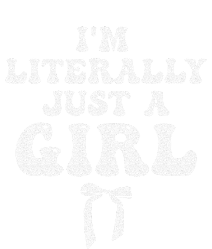 Funny Retro Groovy IM Literally Just A Girl T-Shirt