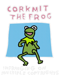 Corkmit The Frog Infringing On Multiple Copyrights Frog Meme T-Shirt