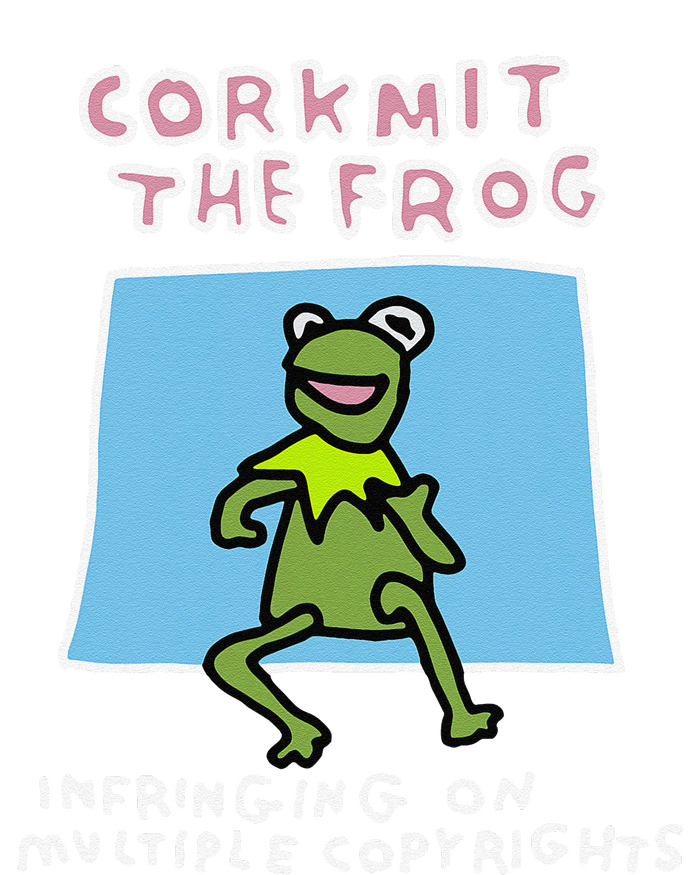 Corkmit The Frog Infringing On Multiple Copyrights Frog Meme T-Shirt