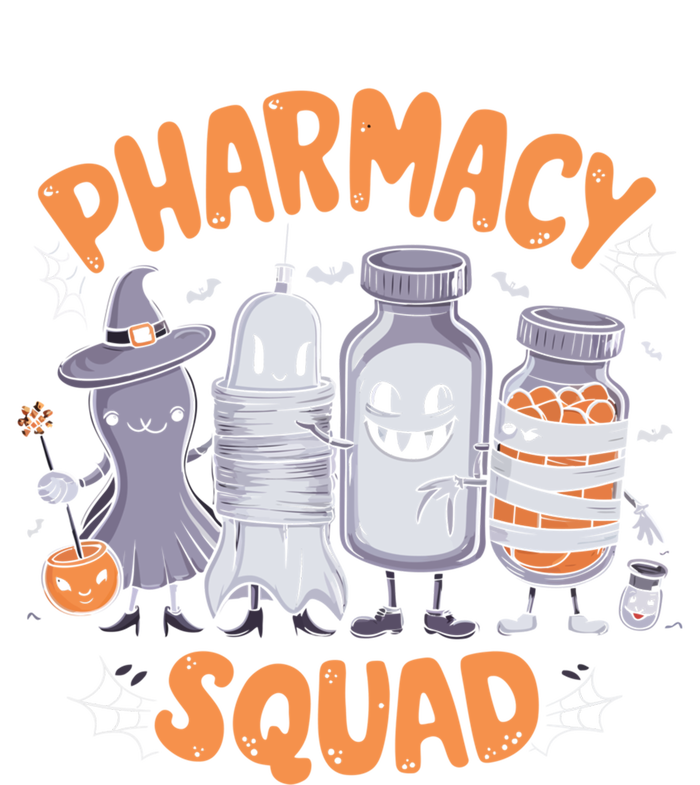 Pharmacy Squad Cute Halloween Pharmacist Techs Students Fun Cool Gift Long Sleeve Shirt