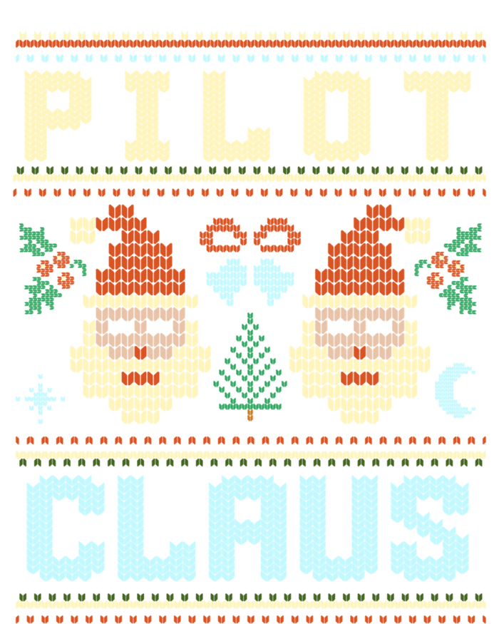 Pilot Claus Santa Flying Ugly Christmas Matching Aviator Funny Gift Women's Tri-Blend 3/4-Sleeve Raglan Shirt