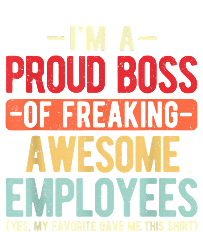 Proud Boss Employee Appreciation Retro Design For Funny Boss Tank Top