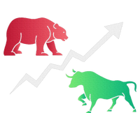 Stock Trading Bull And Bear Day Trader Stock Investor Canvas