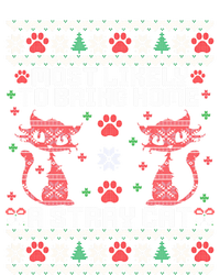 Most Likely To Bring Home A Stray Cat Funny Ugly Christmas Gift T-Shirt