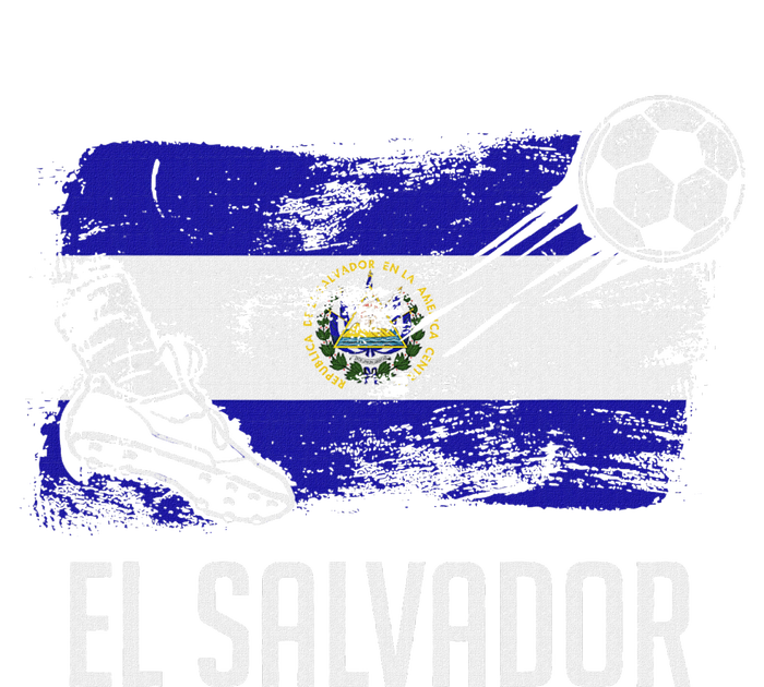 El Salvador Flag Jersey Salvadorean Soccer Team Salvadorean Women's Tri-Blend 3/4-Sleeve Raglan Shirt