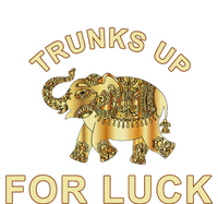 Elephant Spirit Animal Totem Trunks Up For Good Luck Lucky Women's Crop Top Tee