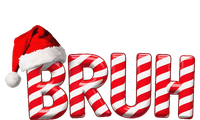 Bruh Christmas Candy Cane Funny Xmas Bruh Gift Snapback Five-Panel Rope Hat