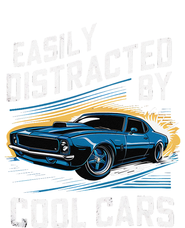 Vintage Muscle Car Easily Distracted By Cool Cars Gift Toddler Hoodie