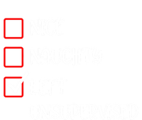 Nice Naughty Left Unsupervised Santas List Humor Christmas Gift Tie Dye Hoodie