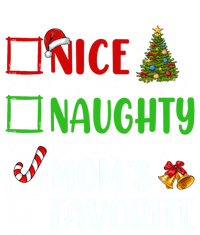 Nice Naughty MomS Favorite Christmas List Holiday Xmas 2024 Gift T-Shirt