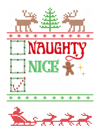 Nice Naughty Was Left Unsupervised Funny Christmas Funny Gift T-Shirt