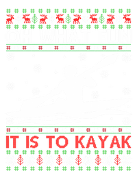 Oh What Fun It Is To Kayak Kayaking Ugly Christmas Gift T-Shirt