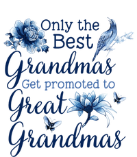 Only The Best Grandmas Get Promoted To Great Grandmas Gift T-Shirt