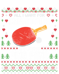 Ping Pong Christmas Table Tennis Player Ugly Xmas Gift Tall Hoodie