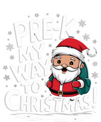 Prek My Way To Christmas Cute Santa Preschool Snowflake Great Gift Coaster