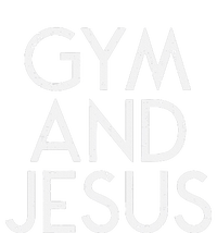 Gym And Jesus Christian Workout Fitness Exercise Women T-Shirt