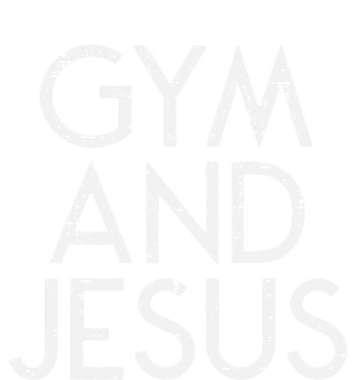 Gym And Jesus Christian Workout Fitness Exercise Women T-Shirt