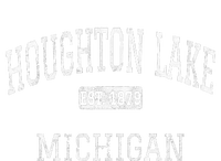 Houghton Lake Michigan Mi Vintage Women's Tri-Blend 3/4-Sleeve Raglan Shirt