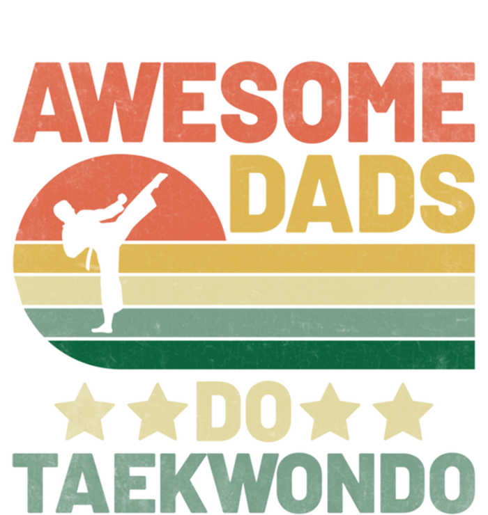 Awesome Dads Do Taekwondo Player Martial Arts Tkd Gift Women's Racerback Tank