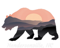 Hendersonville Nc North Carolina Wildlife Bear Blue Ridge Mt T-Shirt