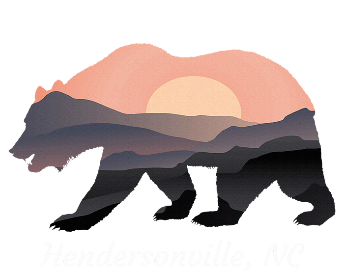 Hendersonville Nc North Carolina Wildlife Bear Blue Ridge Mt T-Shirt